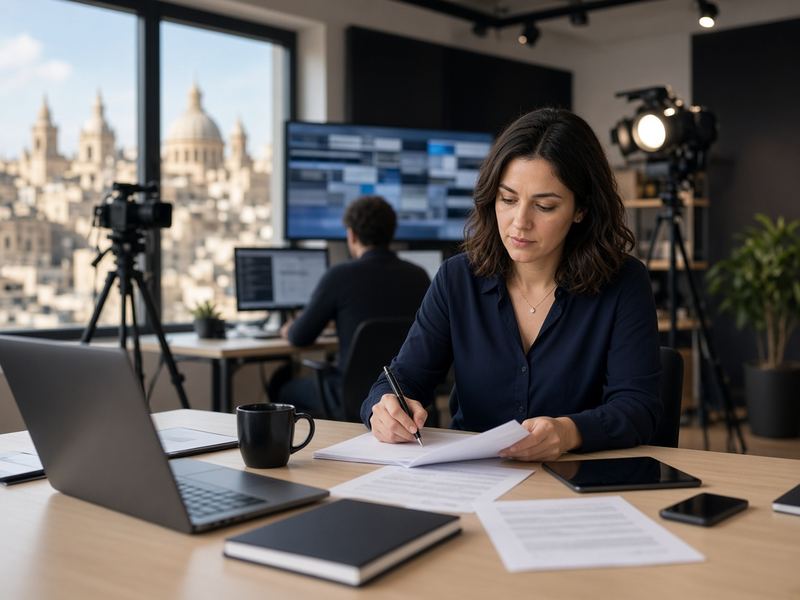 News writing at Eucomdisto Newsroom